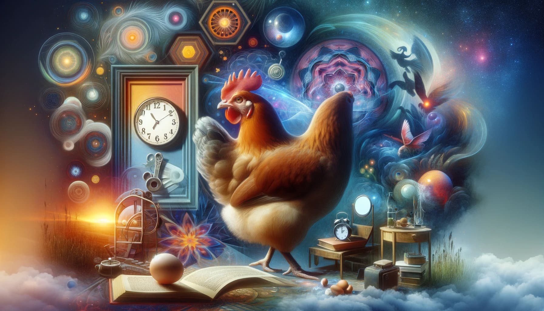DALL·E 2023-11-09 10.23.09 - An abstract image representing the concept of interpreting the symbolism of a hen in a dream, tailored to personal feelings and experiences. The scene DALL·E 2023 11 09 10.23.09 An abstract image representing the concept of interpreting the symbolism of a hen in a dream tailored to personal feelings and experiences. The scene