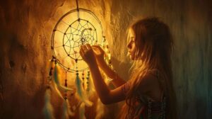 bierglas A girl making a dreamcatcher ar 169 v 6 881bd2f3 568b 4280 bf84 59ea3f50bc4b